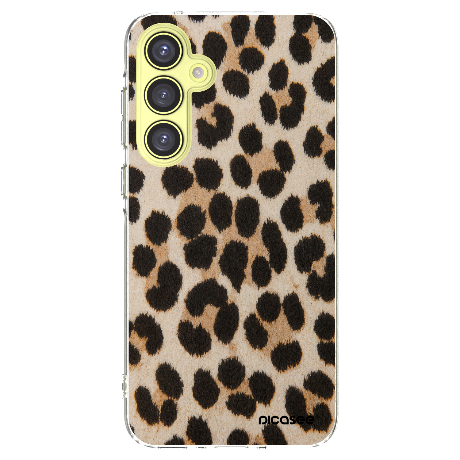 Picasee silikonový průhledný obal pro Samsung Galaxy A35 5G A356B - Brown Tiger