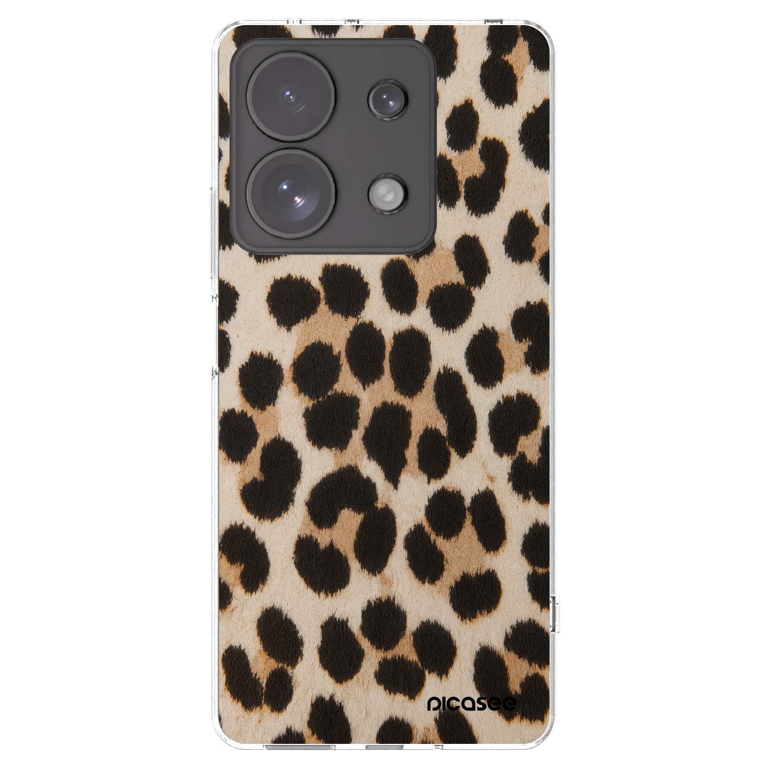 Picasee silikonový průhledný obal pro Xiaomi Redmi Note 13 Pro 4G - Brown Tiger