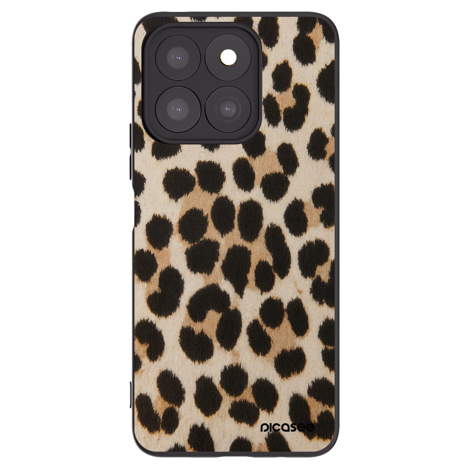 Picasee silikonový černý obal pro Honor X8b - Brown Tiger