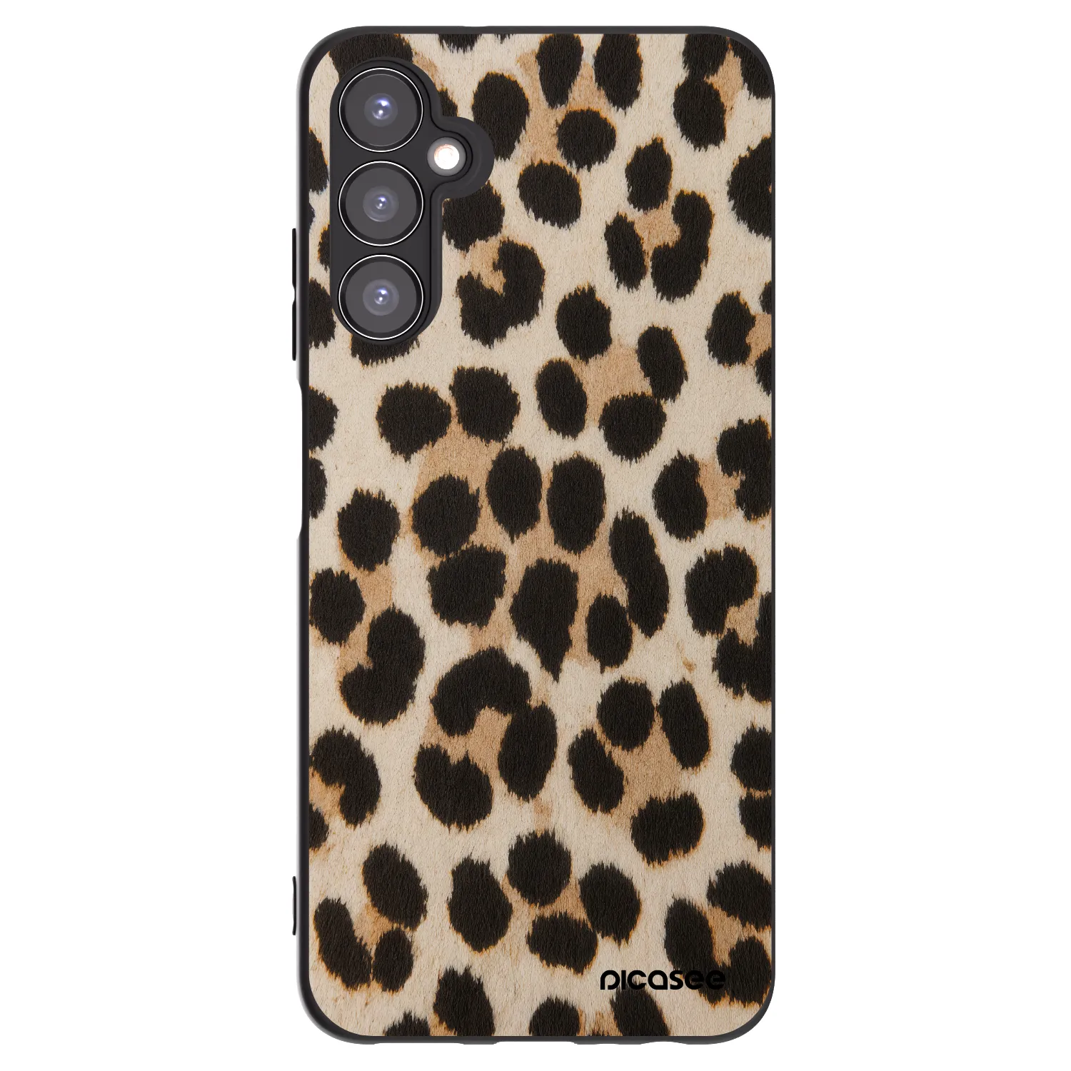 Picasee silikonový černý obal pro Samsung Galaxy A05s A057G - Brown Tiger