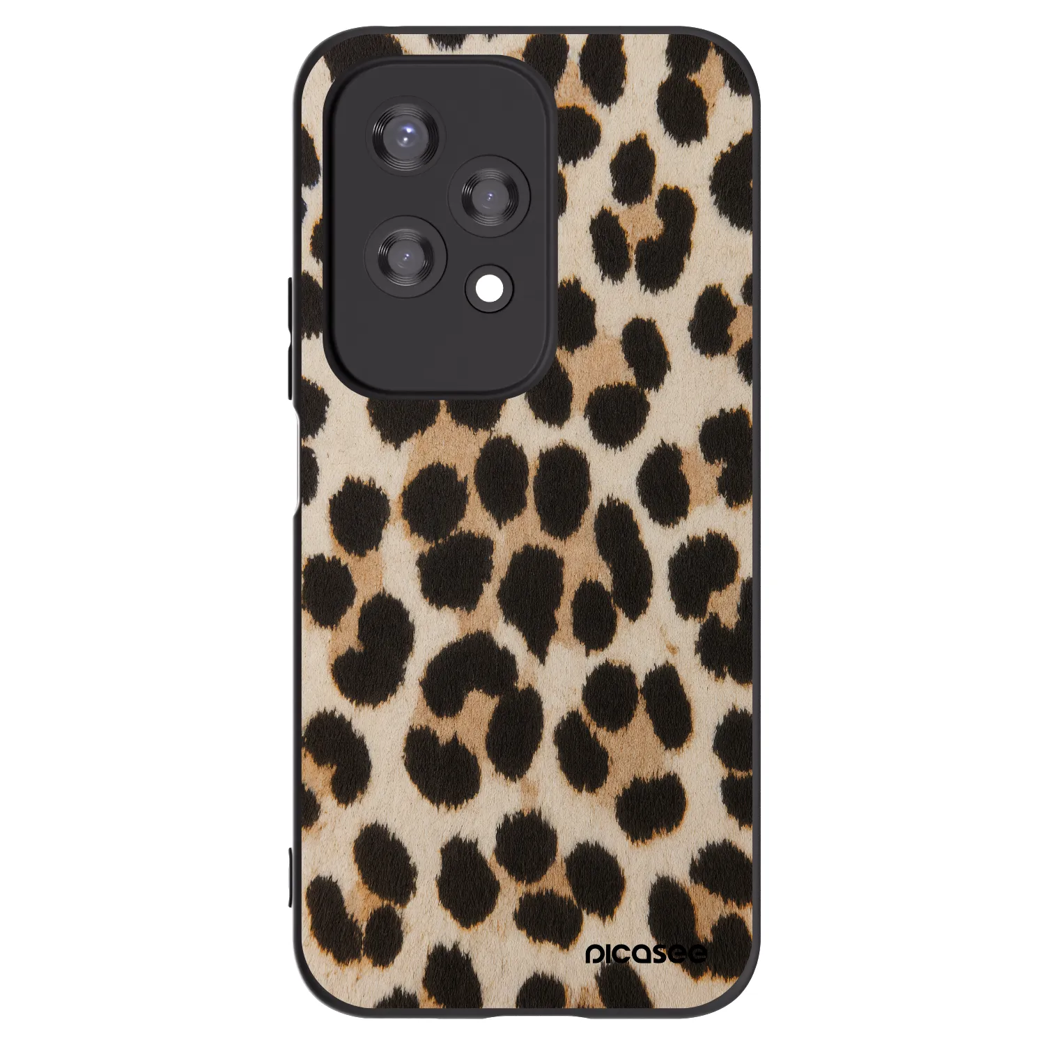 Picasee silikonový černý obal pro Honor 200 Lite - Brown Tiger