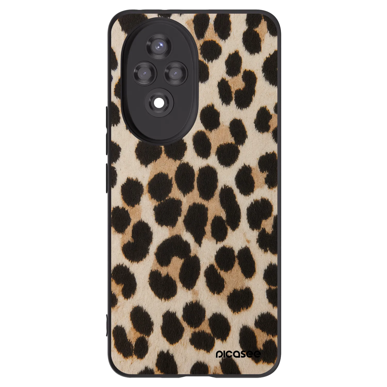 Picasee silikonový černý obal pro Honor 200 5G - Brown Tiger