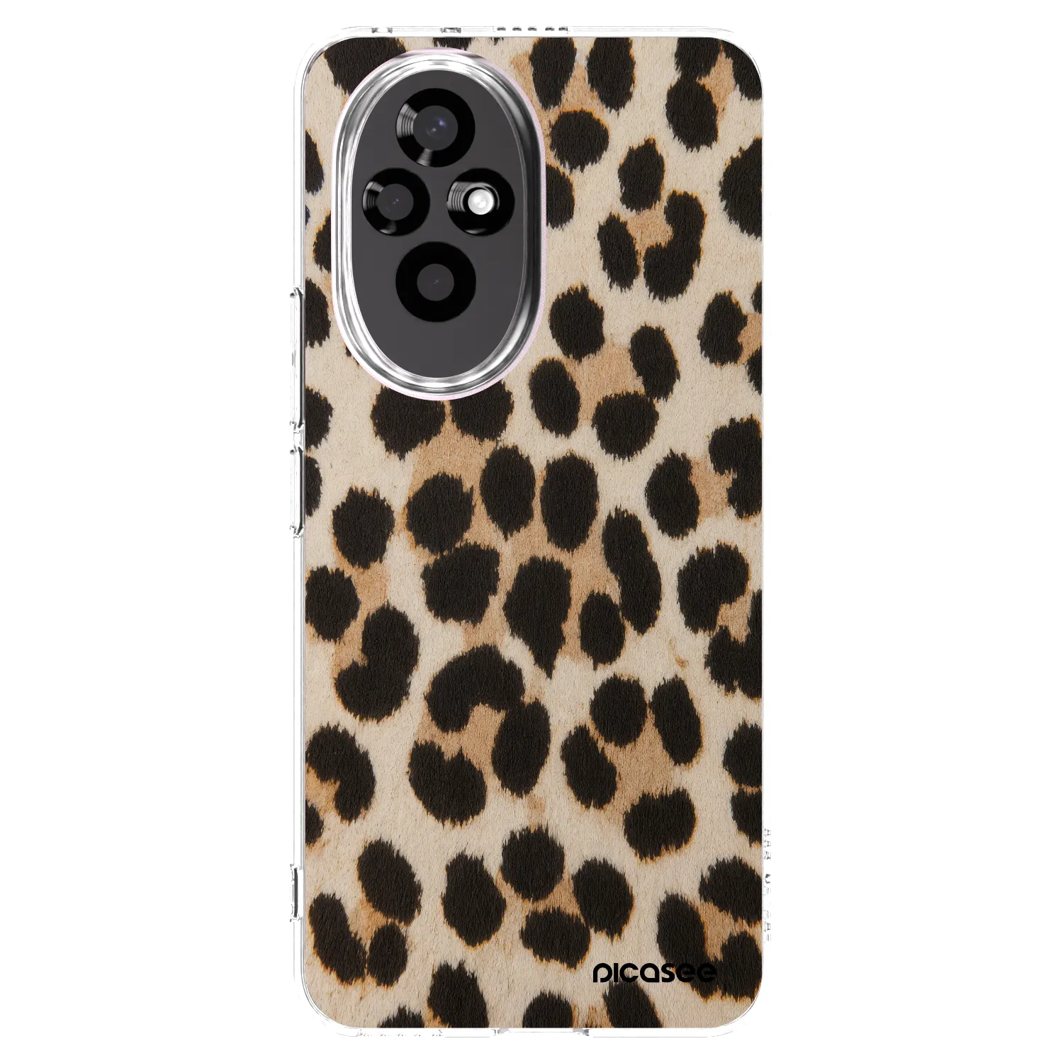 Picasee silikonový průhledný obal pro Honor 200 Pro 5G - Brown Tiger