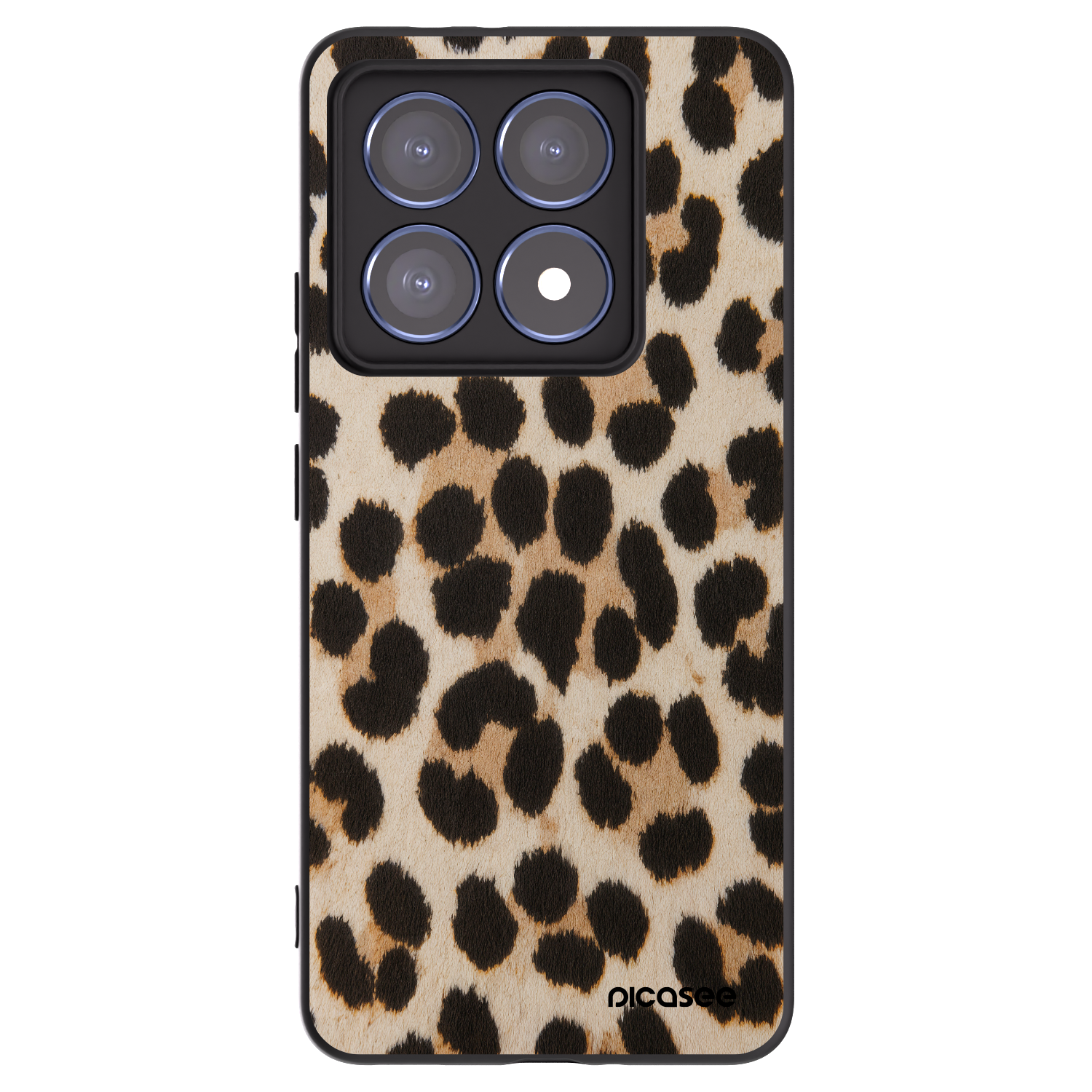 Picasee silikonový černý obal pro Xiaomi 14T Pro - Brown Tiger