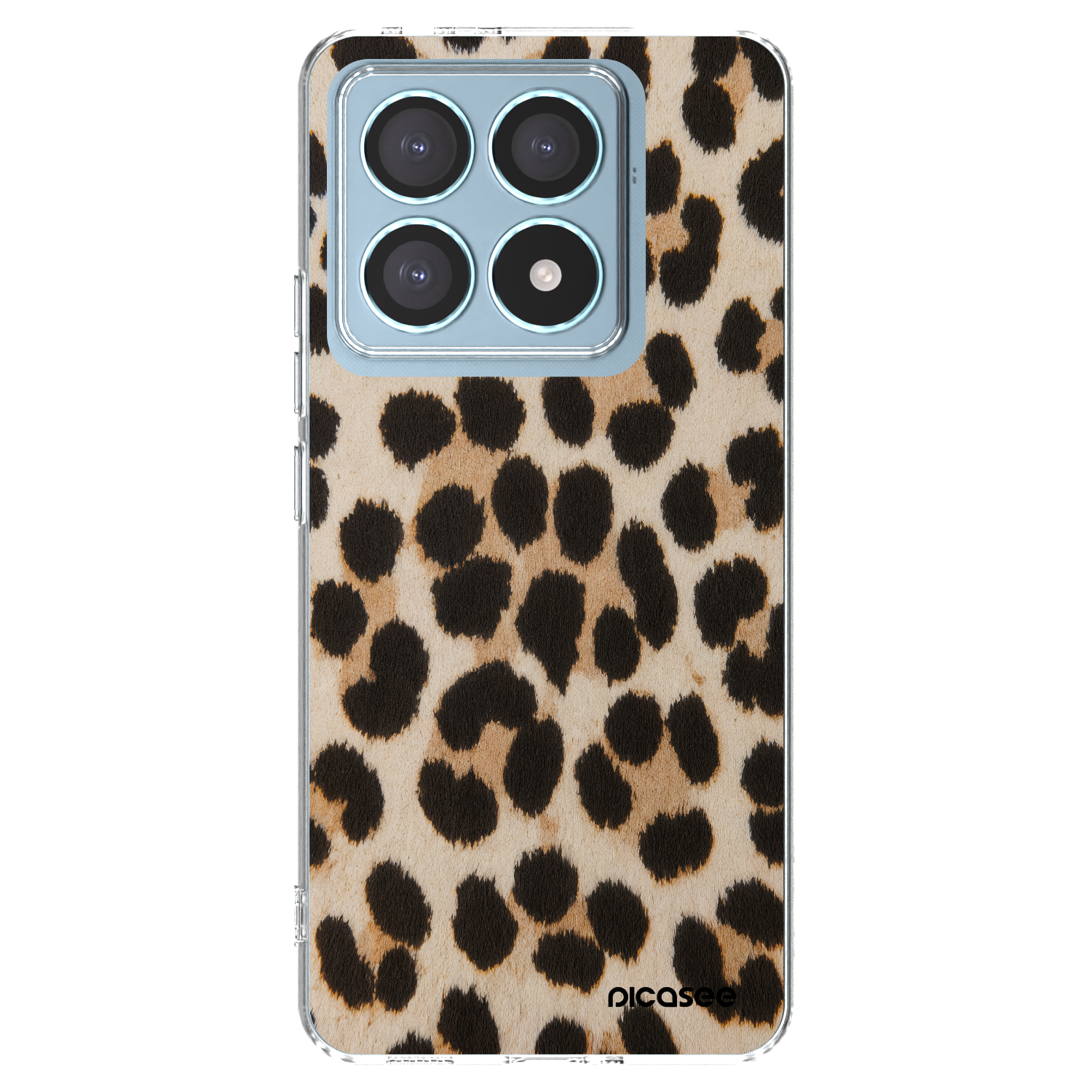 Picasee silikonový průhledný obal pro Xiaomi 14T Pro - Brown Tiger