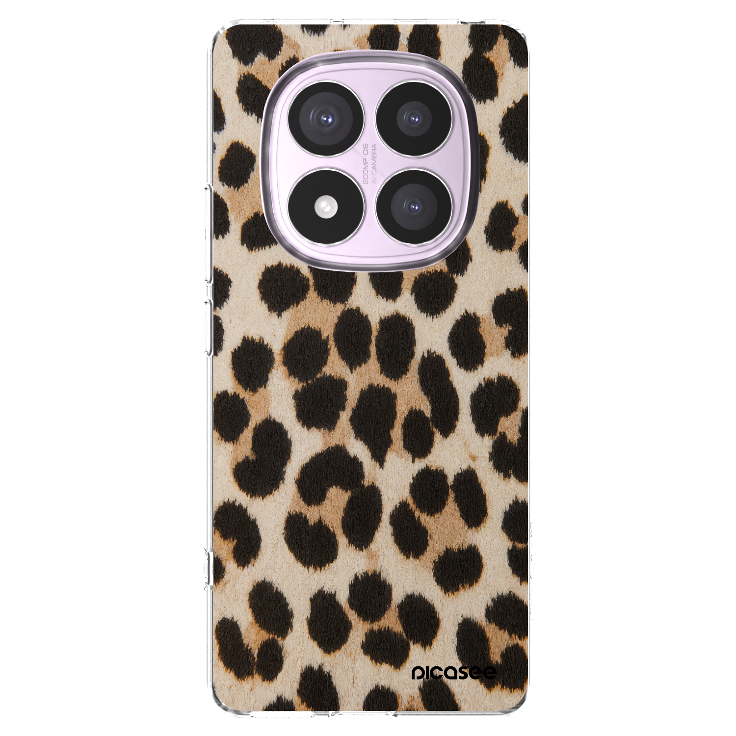 Picasee silikonový průhledný obal pro Xiaomi Redmi Note 14 Pro 5G - Brown Tiger