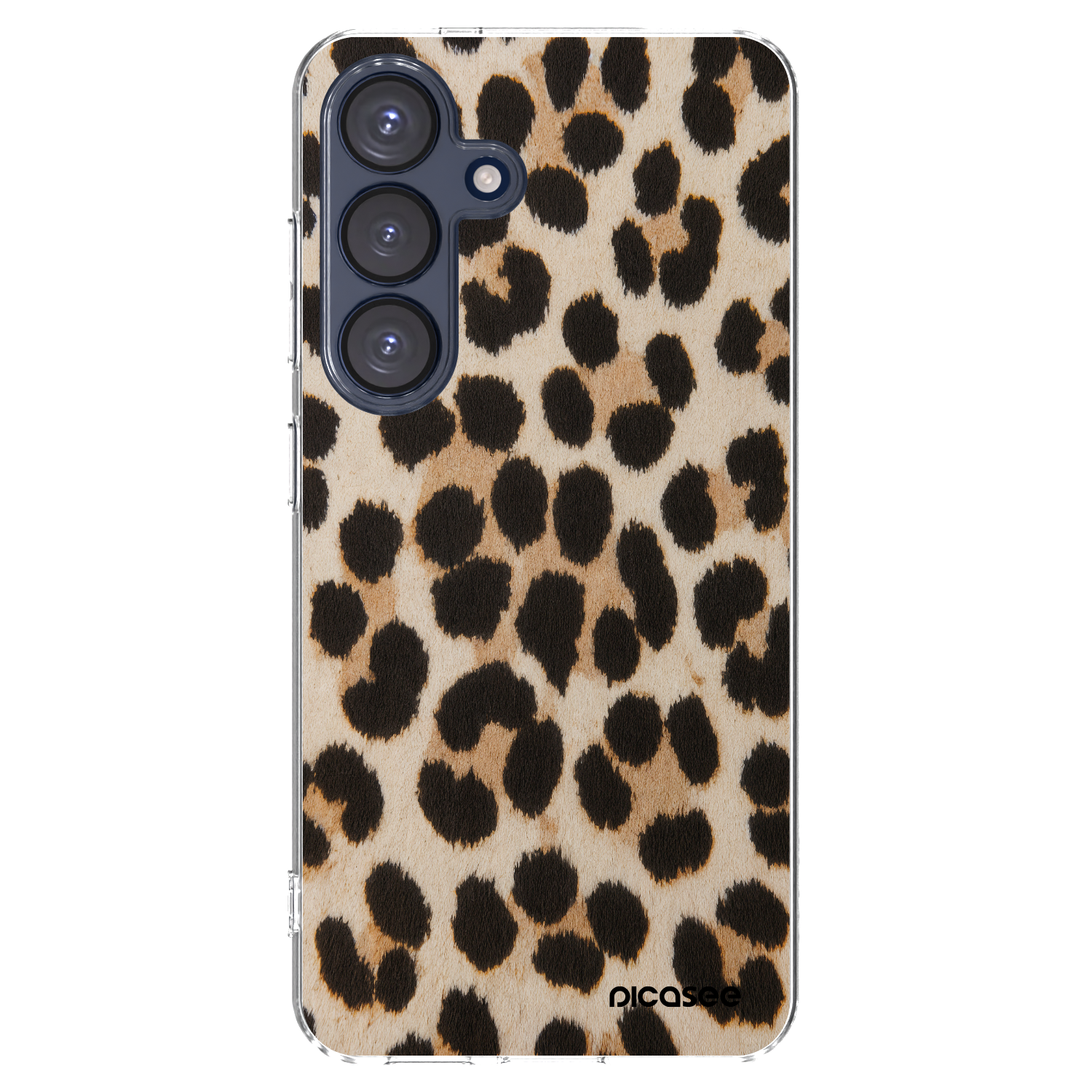 Picasee silikonový průhledný obal pro Samsung Galaxy S25 5G - Brown Tiger
