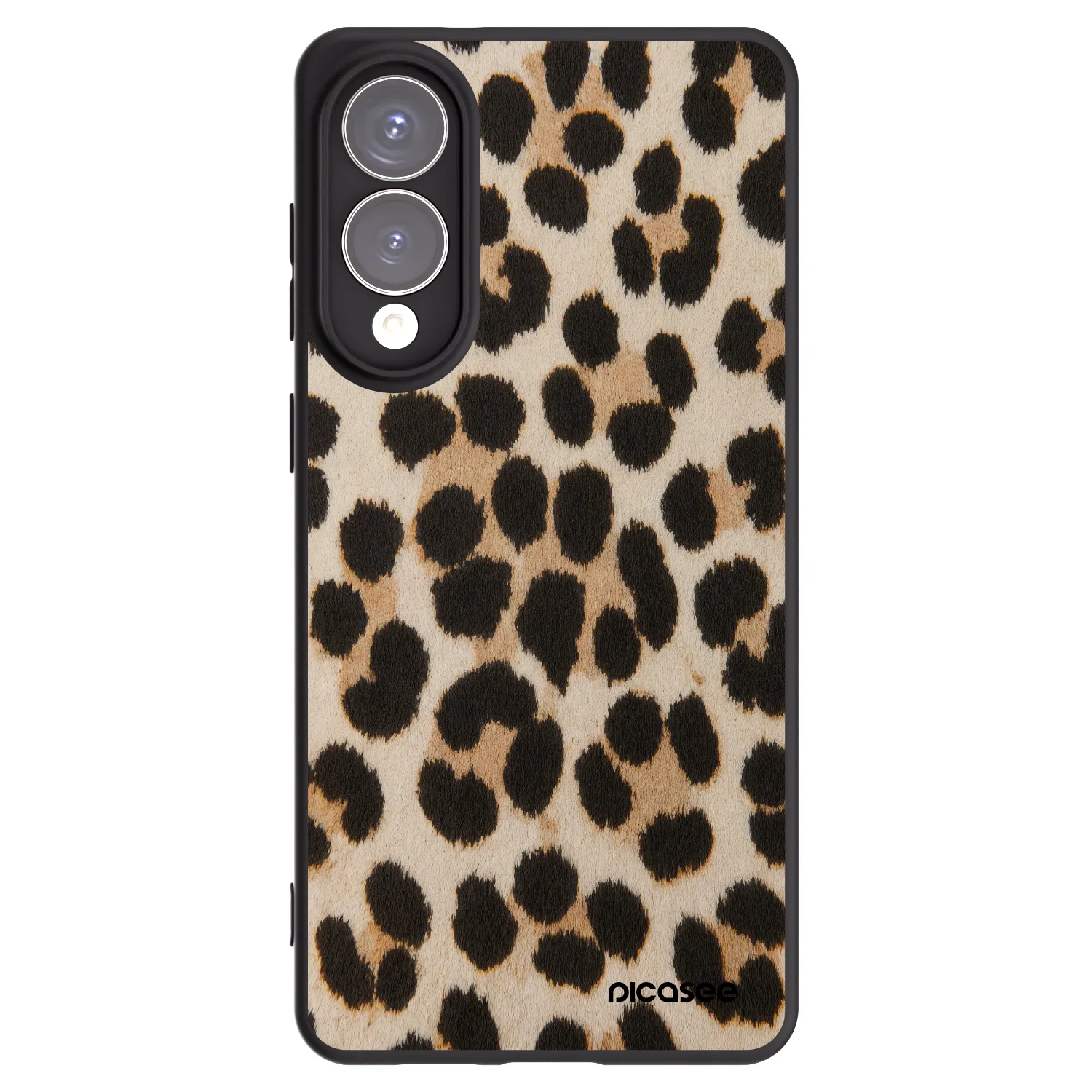 Picasee silikonový černý obal pro Samsung Galaxy S25 Edge 5G - Brown Tiger