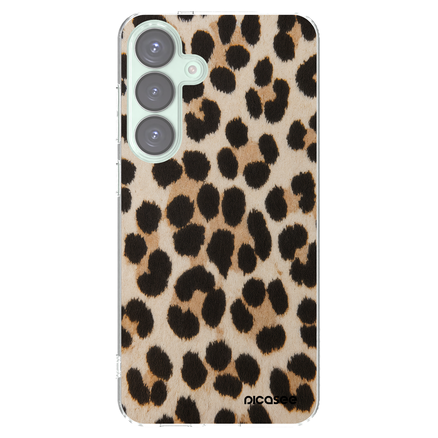 Picasee silikonový průhledný obal pro Samsung Galaxy S25+ 5G - Brown Tiger