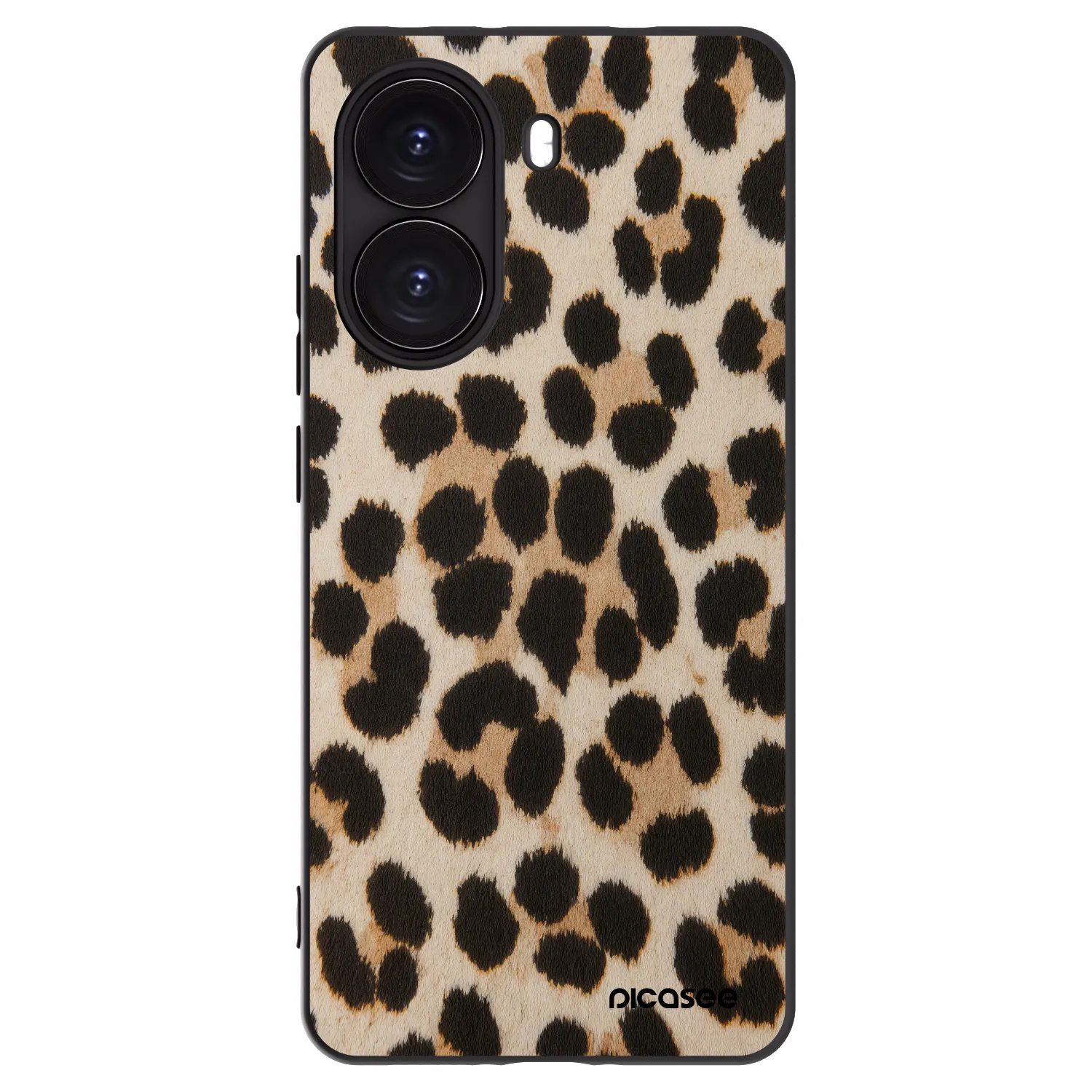 Picasee silikonový černý obal pro Xiaomi Poco X7 Pro 5G - Brown Tiger