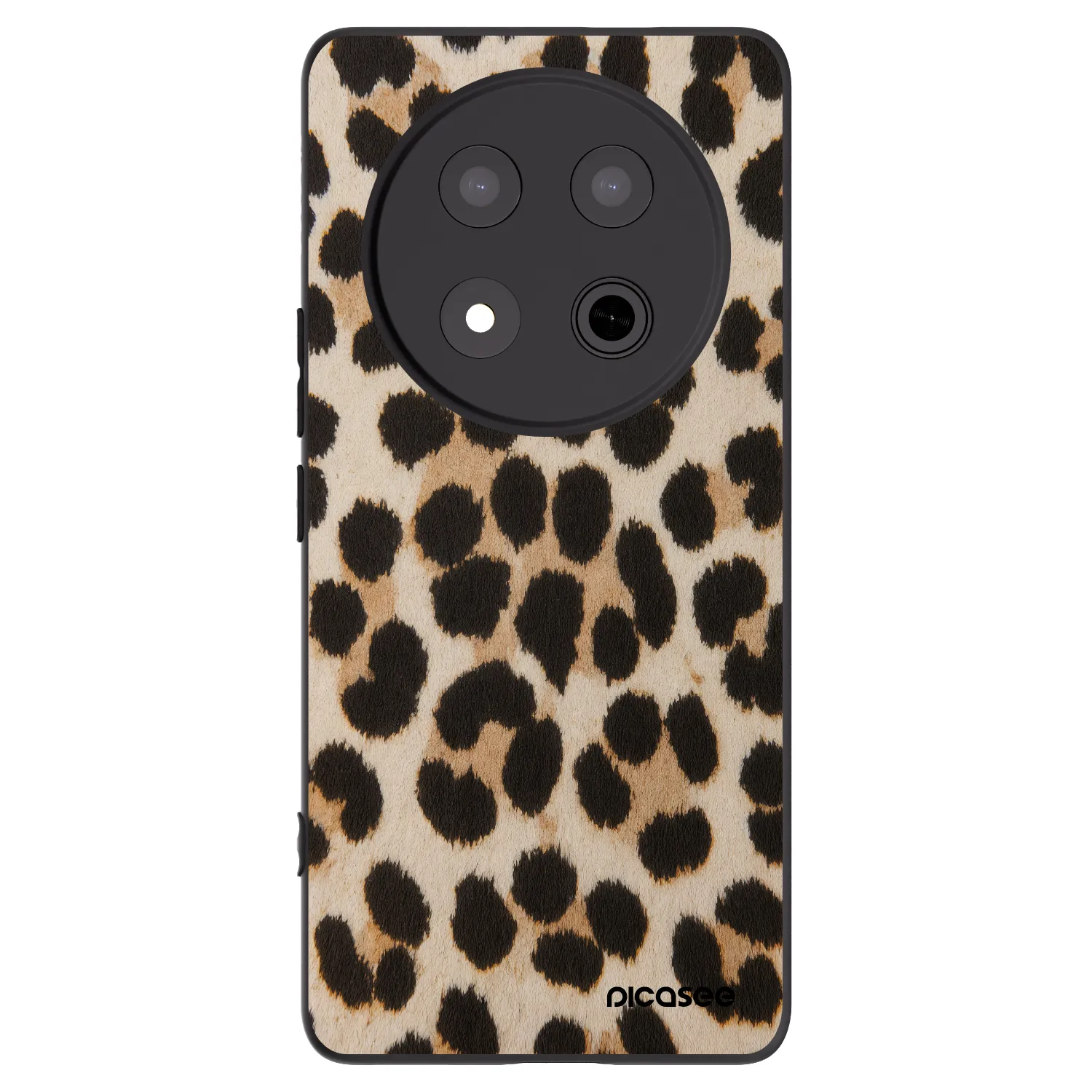 Picasee silikonový černý obal pro Honor Magic7 Lite 5G - Brown Tiger