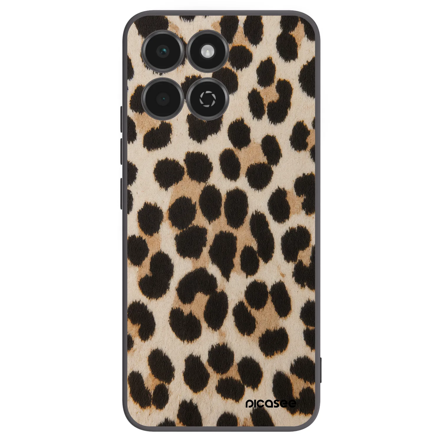 Picasee silikonový černý obal pro Honor 200 Smart 5G - Brown Tiger
