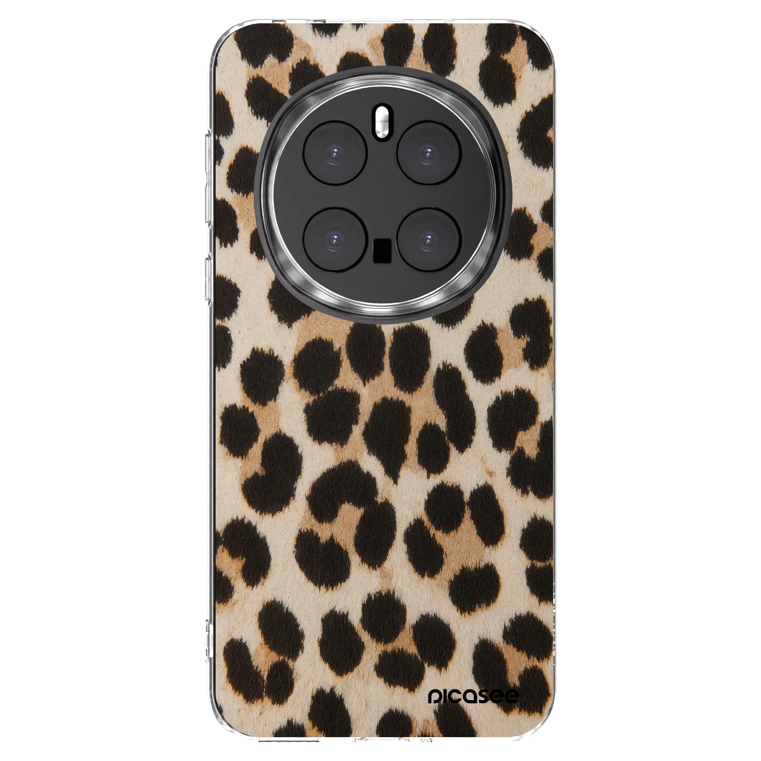 Picasee silikonový průhledný obal pro Honor Magic7 Pro 5G - Brown Tiger