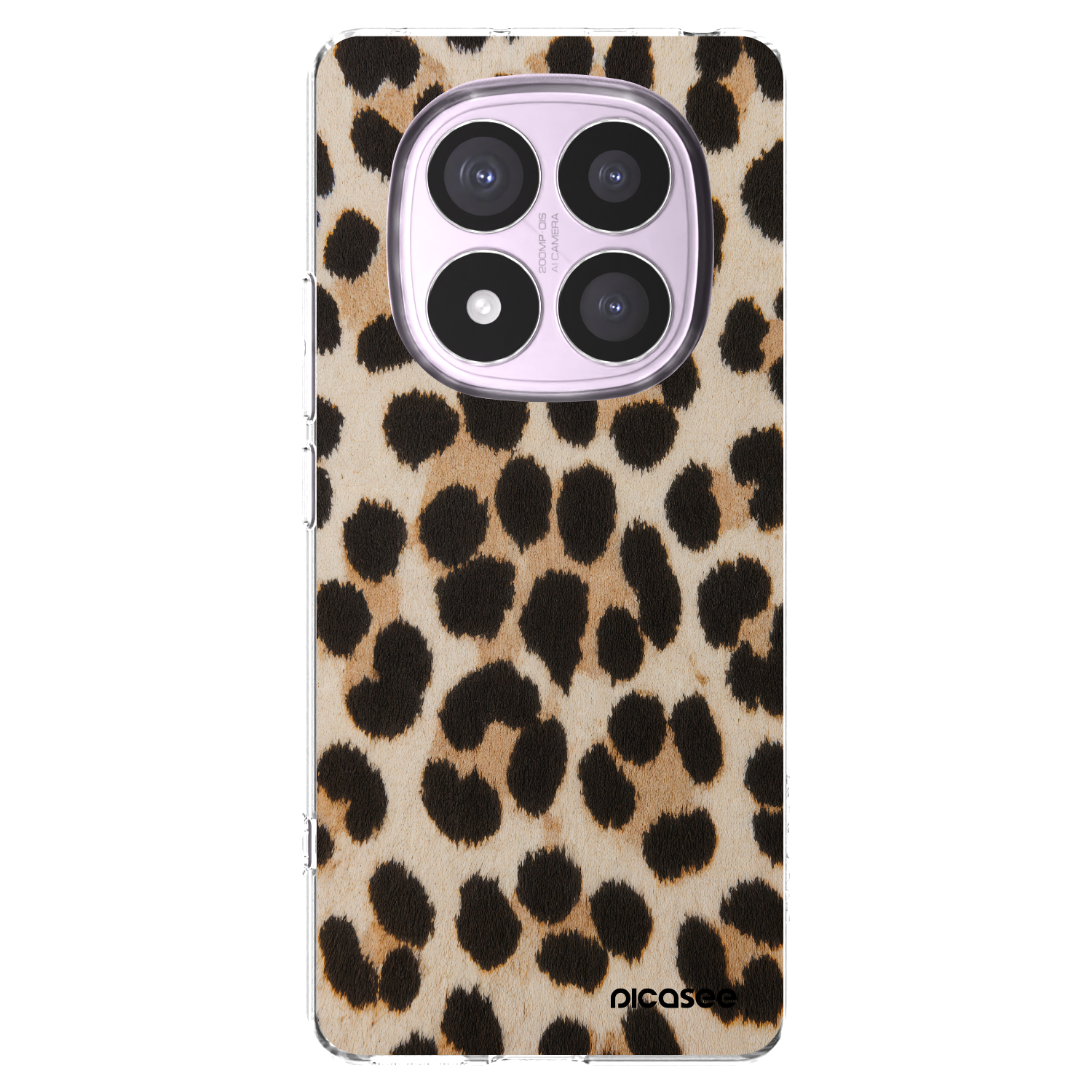 Picasee silikonový průhledný obal pro Xiaomi Redmi Note 14 Pro 4G - Brown Tiger