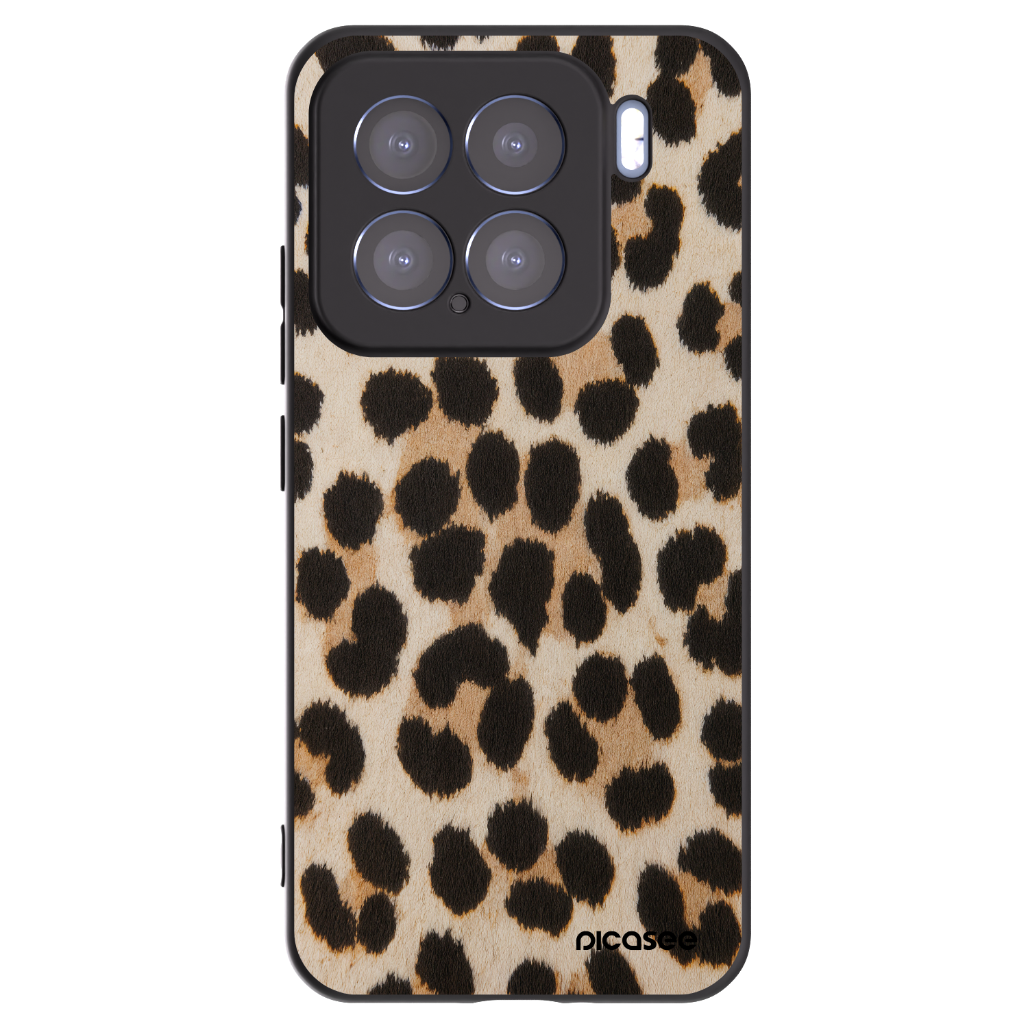 Picasee silikonový černý obal pro Xiaomi 15 - Brown Tiger