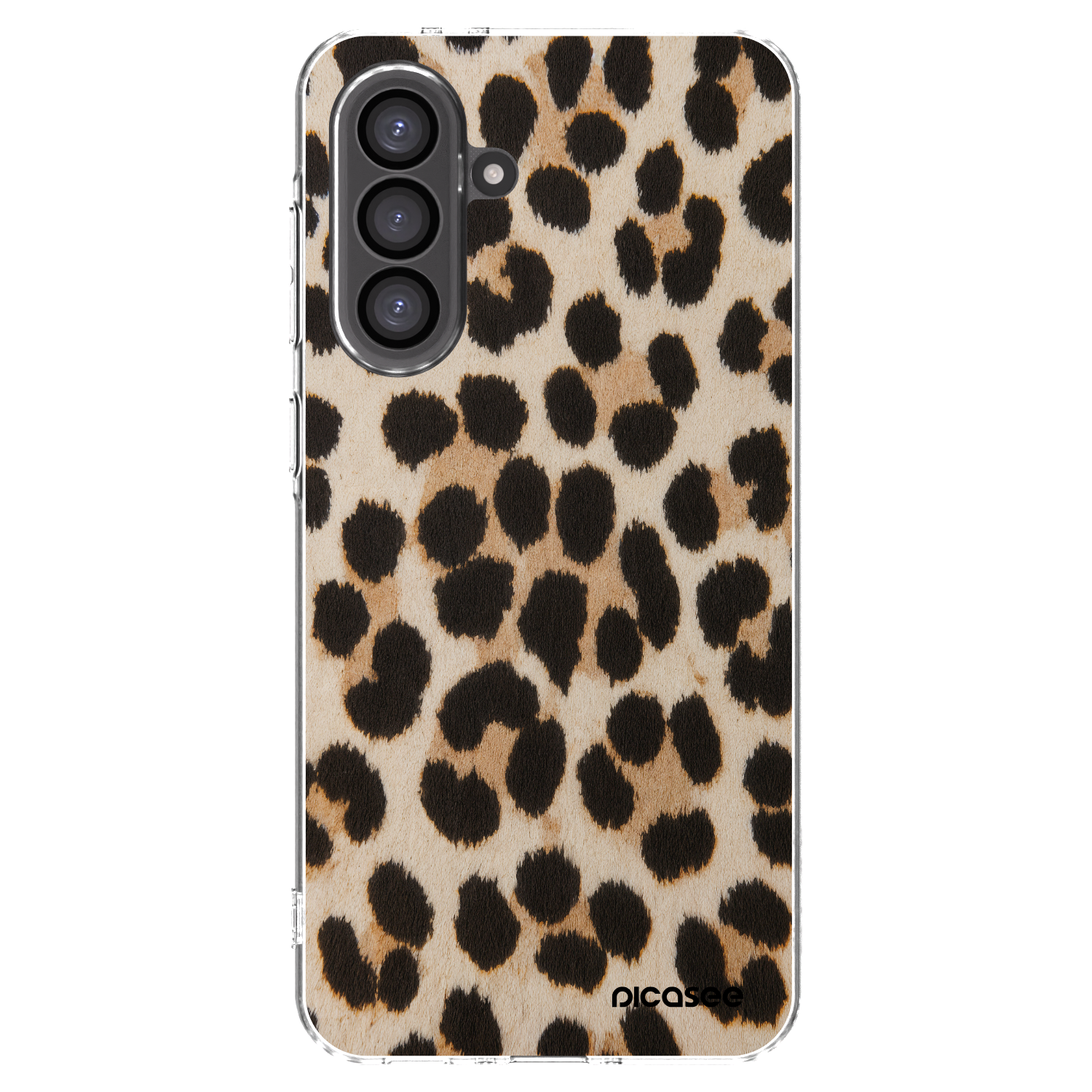 Picasee silikonový průhledný obal pro Samsung Galaxy A36 5G - Brown Tiger