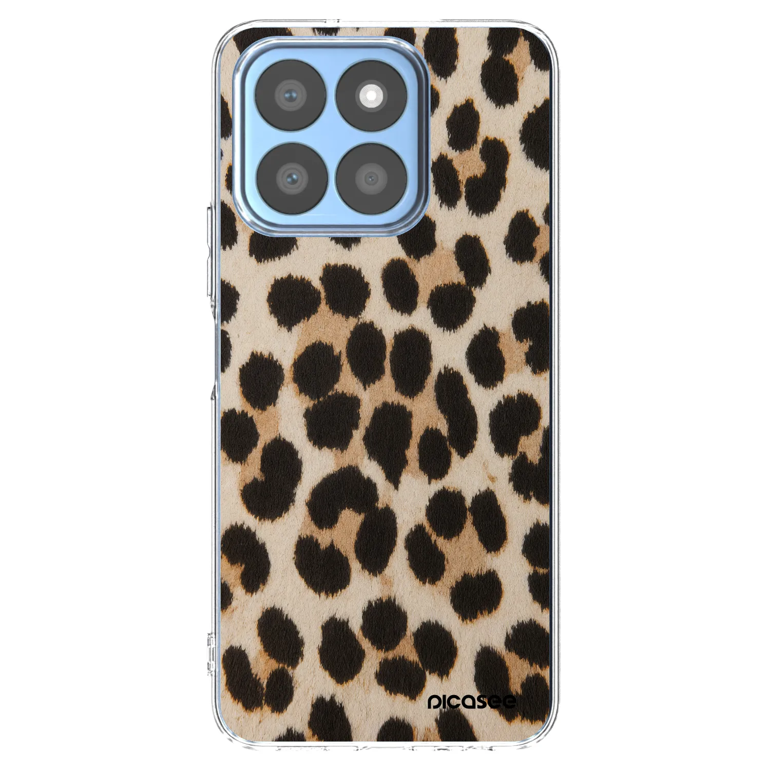 Picasee silikonový průhledný obal pro Honor X8c - Brown Tiger