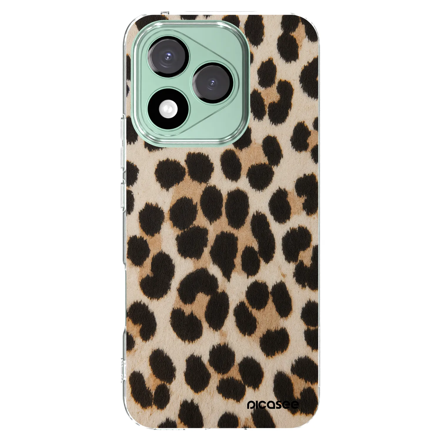 Picasee silikonový průhledný obal pro Honor 400 Lite 5G - Brown Tiger