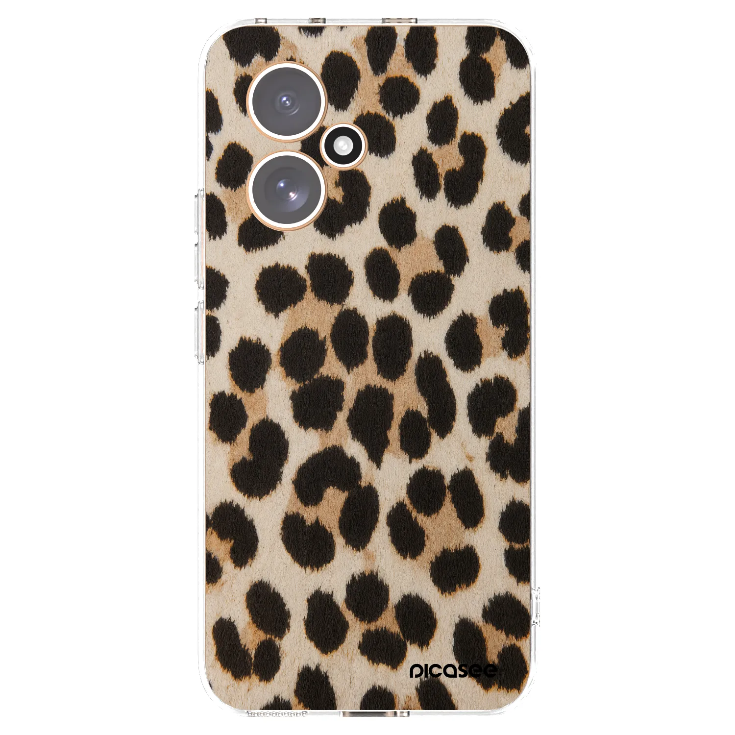 Picasee silikonový průhledný obal pro Honor 400 5G - Brown Tiger