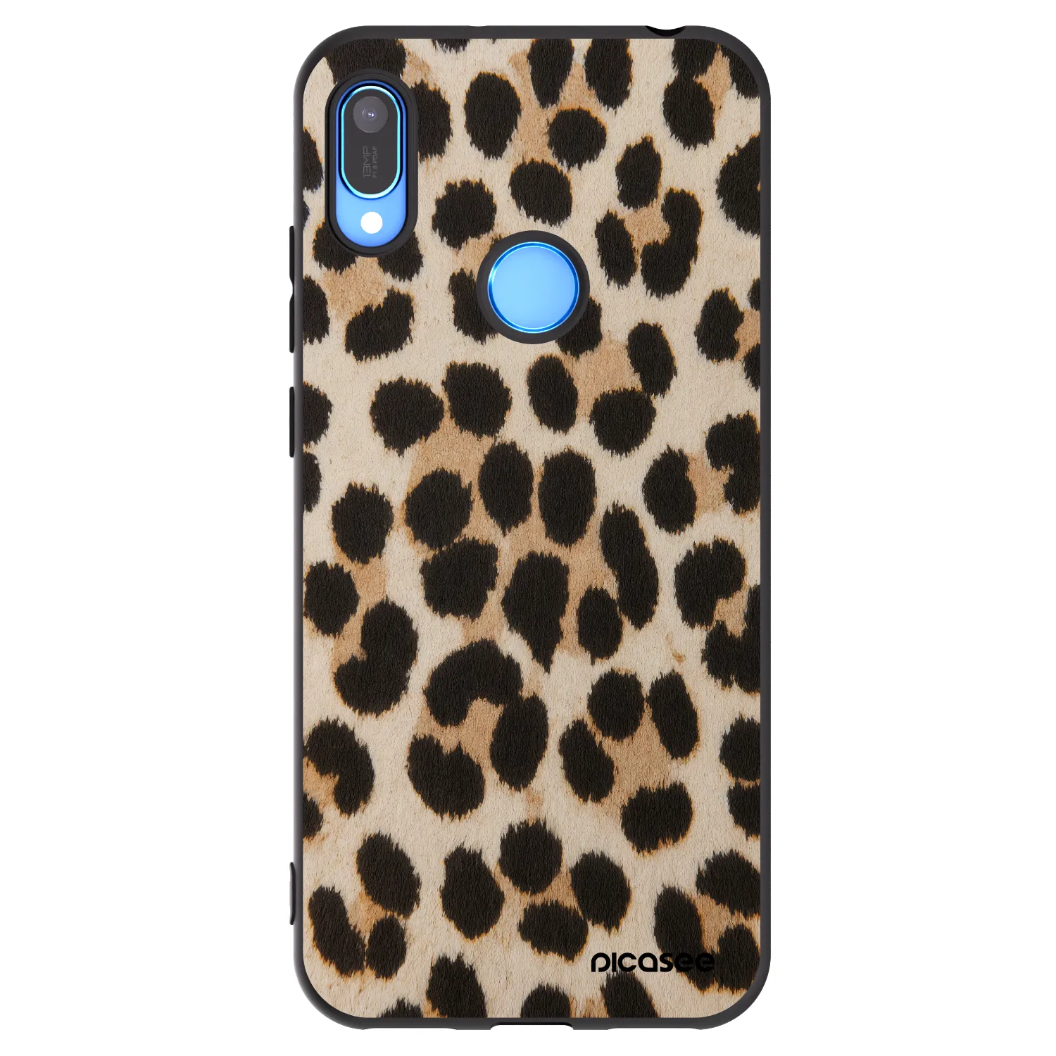Picasee silikonový černý obal pro Huawei Y6 2019 - Brown Tiger