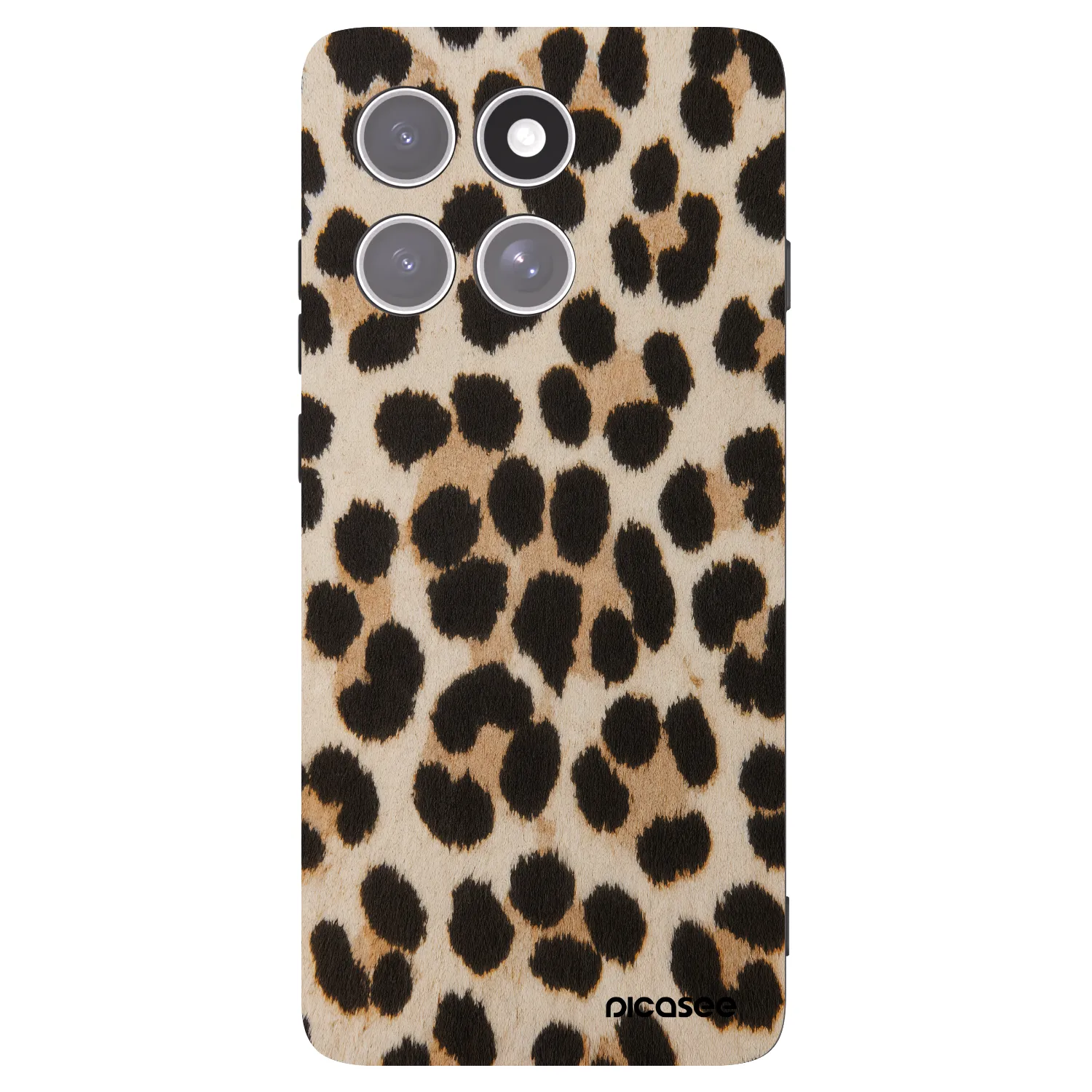 Picasee silikonový černý obal pro Motorola Edge 60 Pro - Brown Tiger