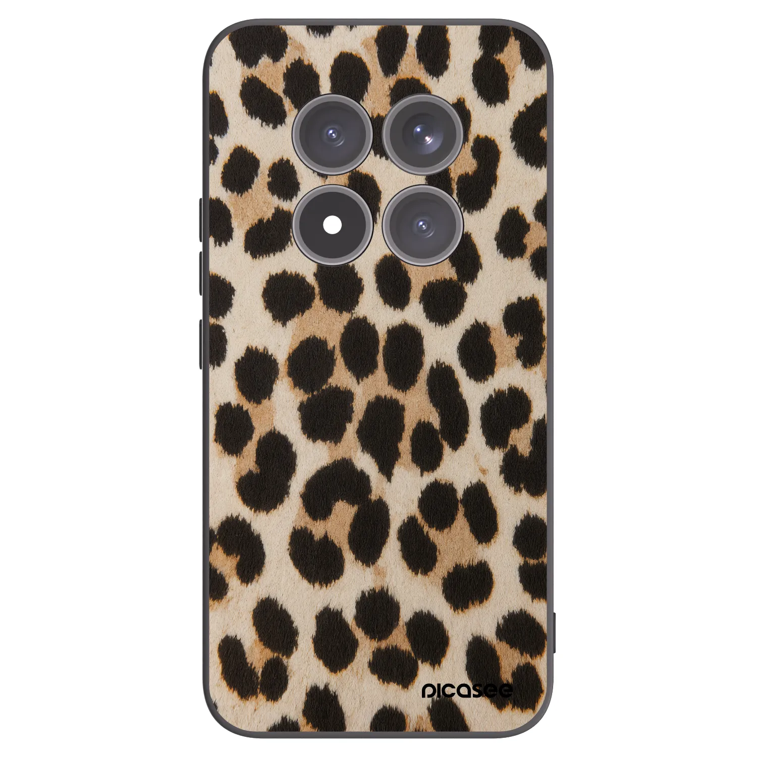Picasee silikonový černý obal pro Xiaomi Redmi Note 15 Pro+ - Brown Tiger
