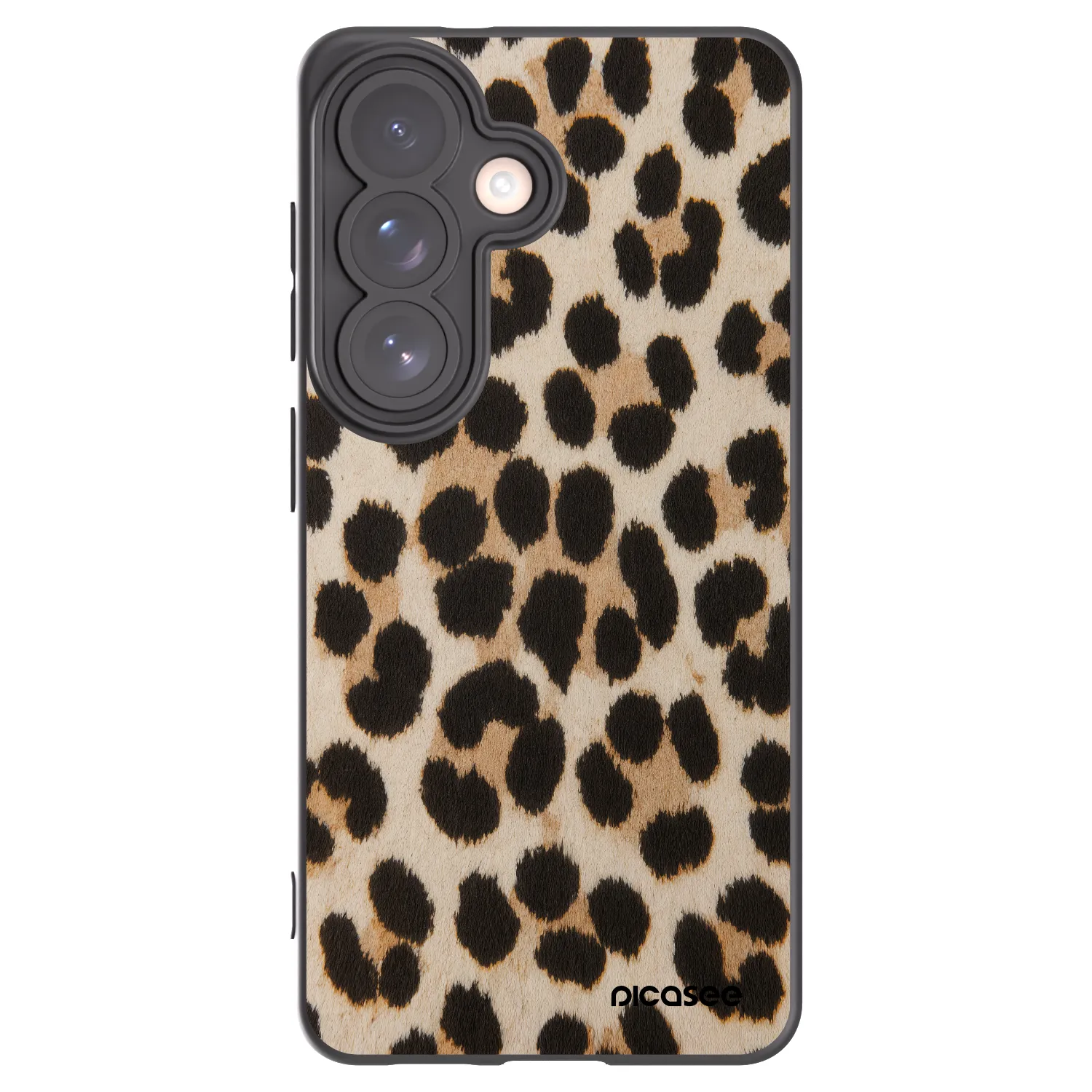 Picasee silikonový černý obal pro Samsung Galaxy S26 - Brown Tiger
