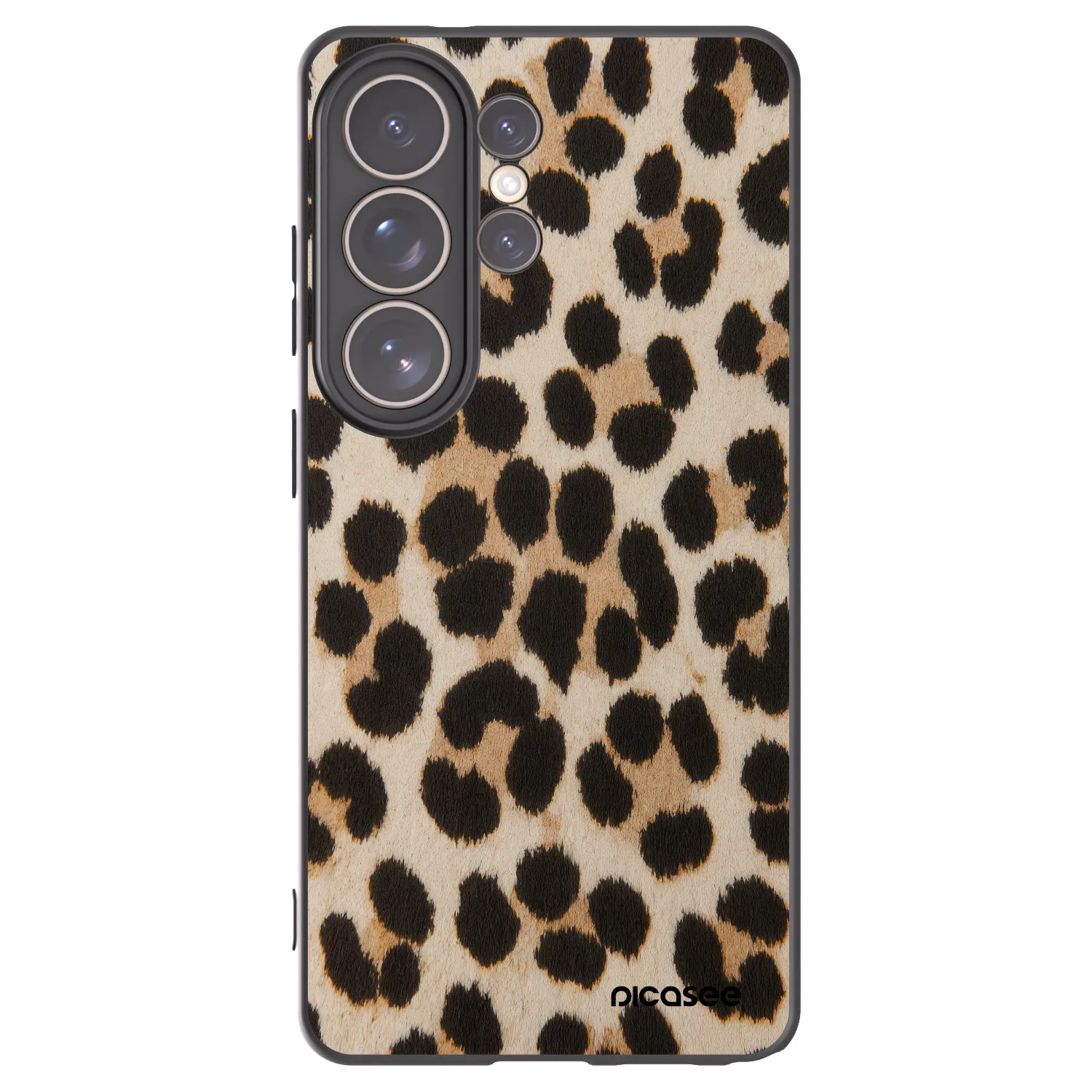 Picasee silikonový černý obal pro Samsung Galaxy S26 Ultra - Brown Tiger