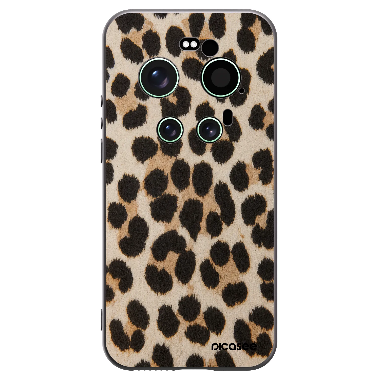 Picasee silikonový černý obal pro Xiaomi 17 Ultra - Brown Tiger
