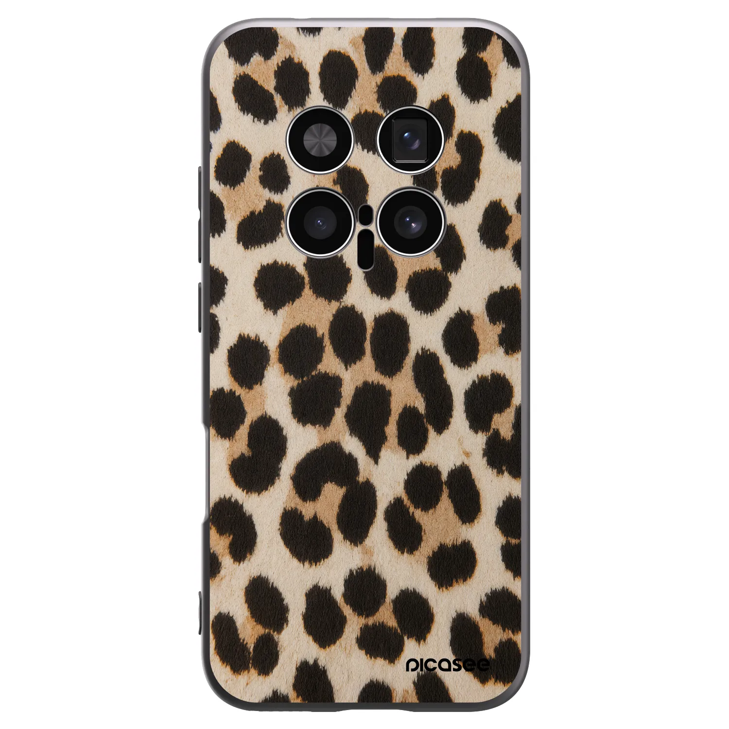 Picasee silikonový černý obal pro Honor Magic8 Pro 5G - Brown Tiger