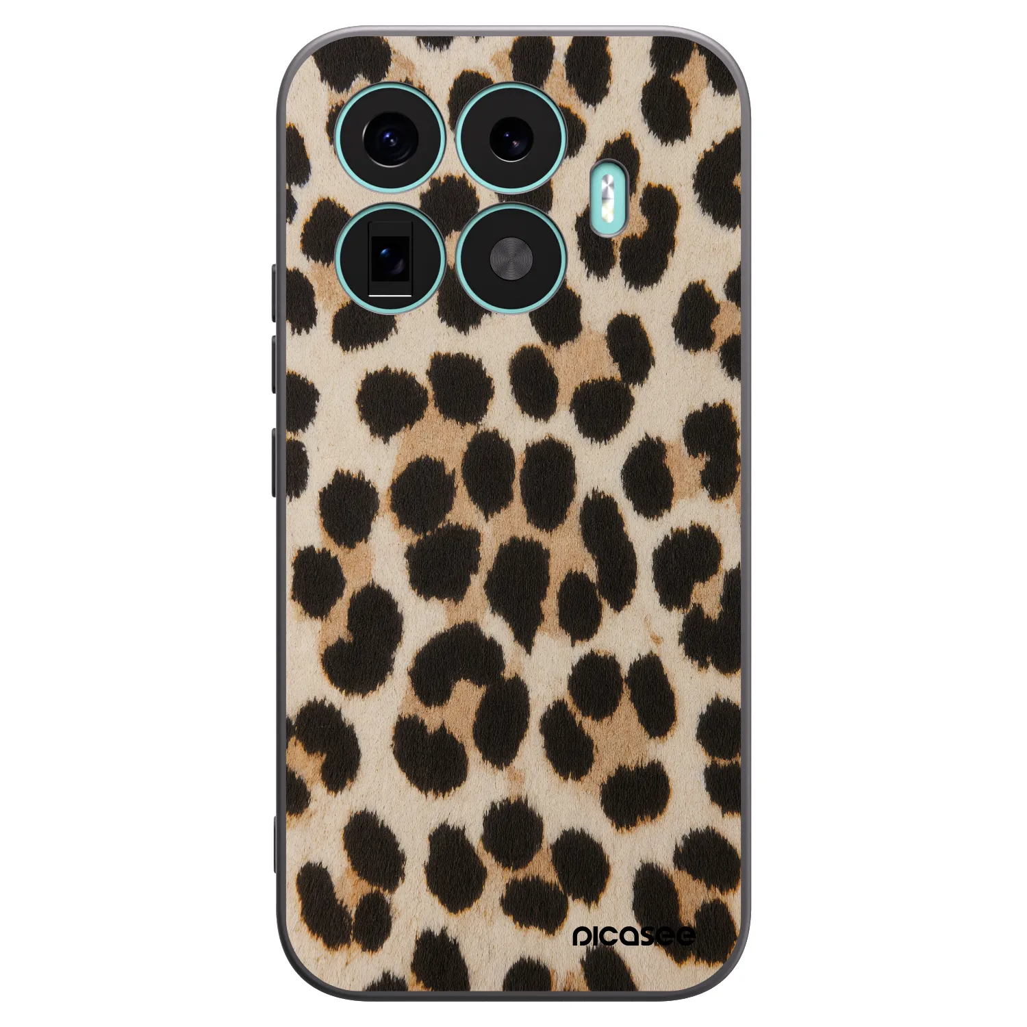 Picasee silikonový černý obal pro Xiaomi 17T - Brown Tiger