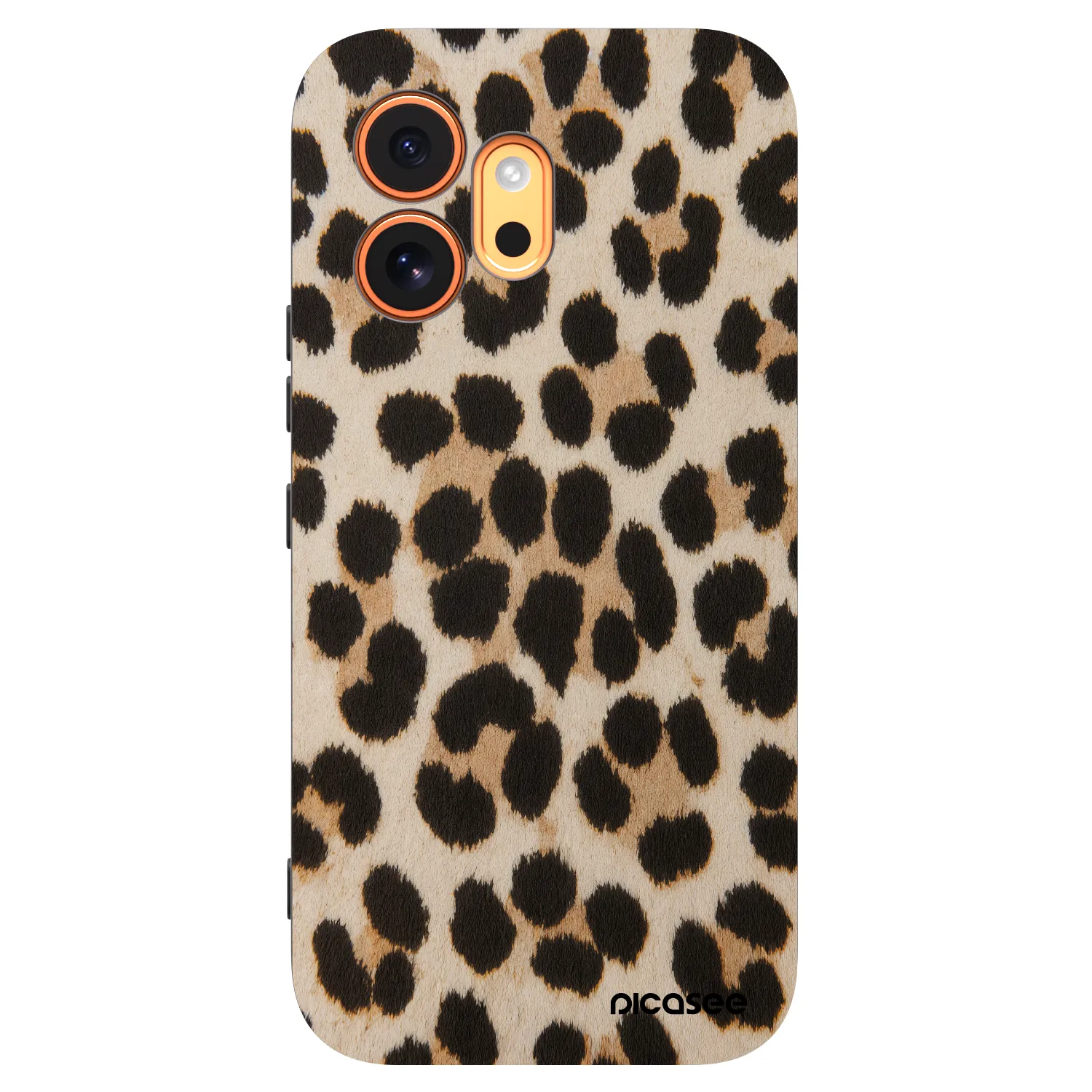 Picasee silikonový černý obal pro Honor 600 - Brown Tiger