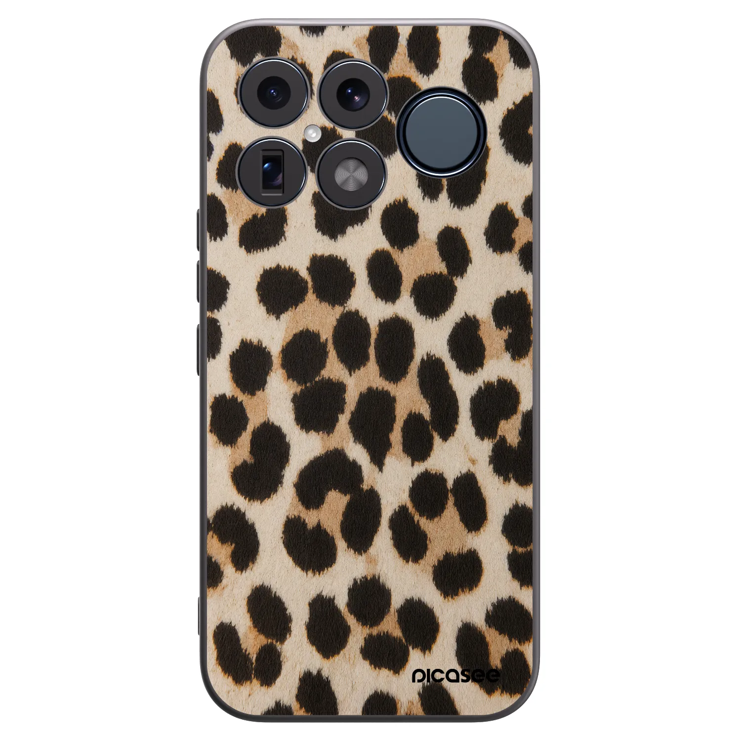 Picasee silikonový černý obal pro Xiaomi Poco F8 Ultra - Brown Tiger