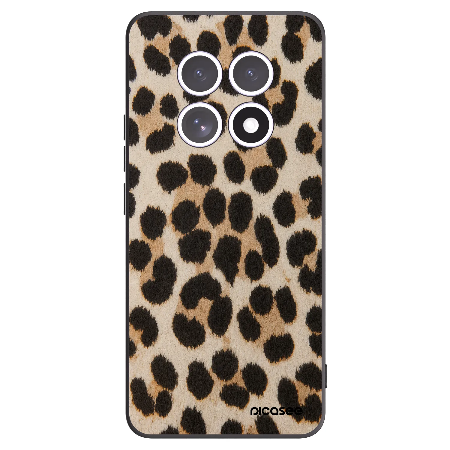 Picasee silikonový černý obal pro Xiaomi Redmi Note 15 5G - Brown Tiger