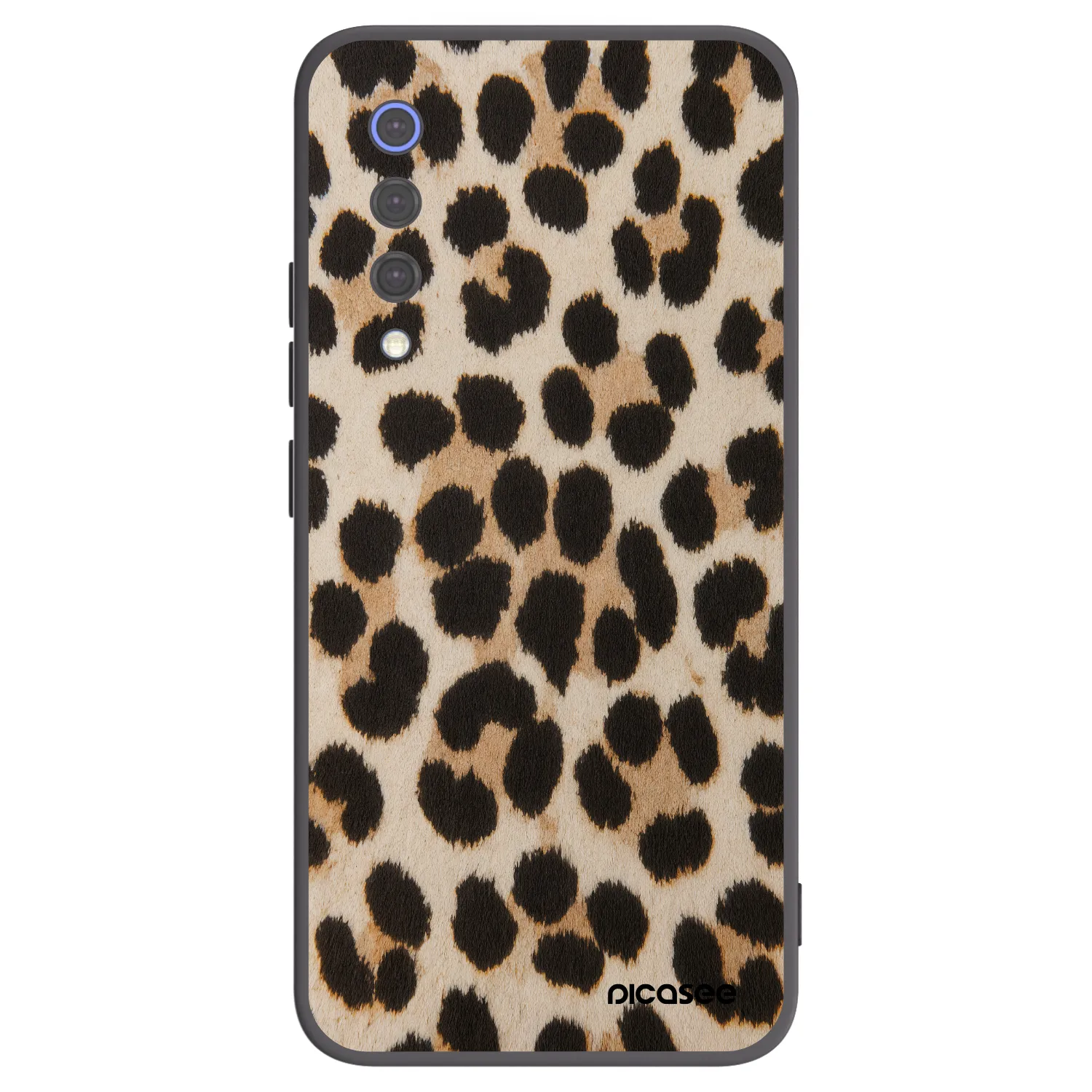 Picasee silikonový černý obal pro Xiaomi Mi 9 SE - Brown Tiger