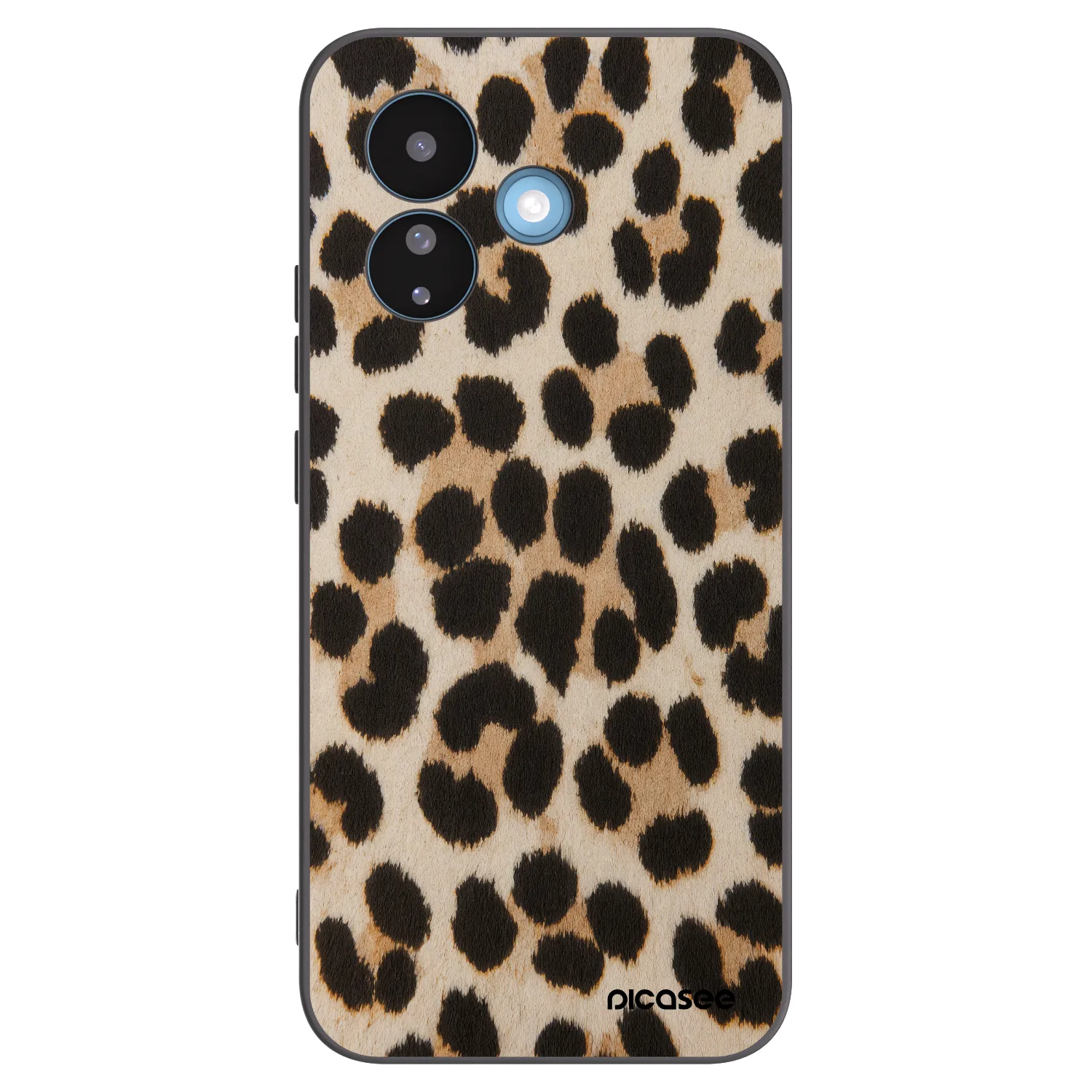 Picasee silikonový černý obal pro Xiaomi Redmi Note 17 Pro 5G - Brown Tiger