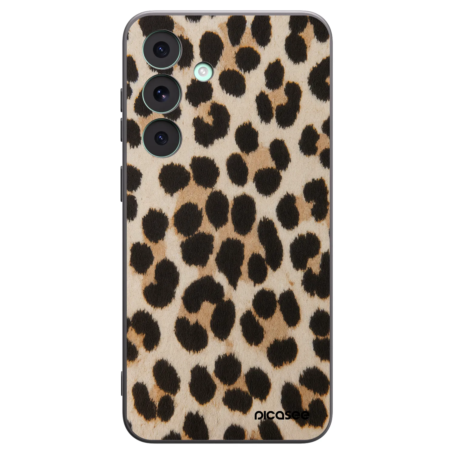 Picasee silikonový černý obal pro Samsung Galaxy S26 FE - Brown Tiger