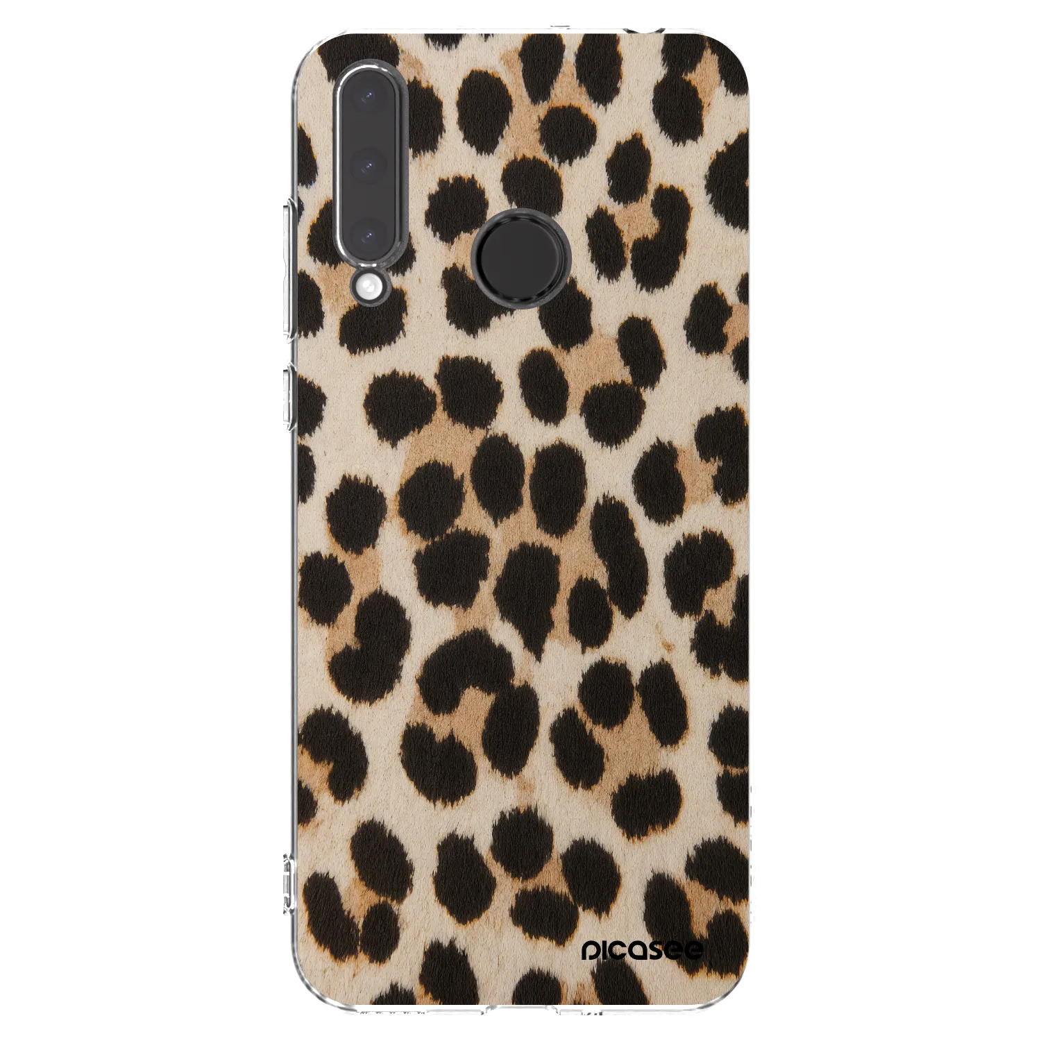 Picasee silikonový průhledný obal pro Honor 20 Lite - Brown Tiger