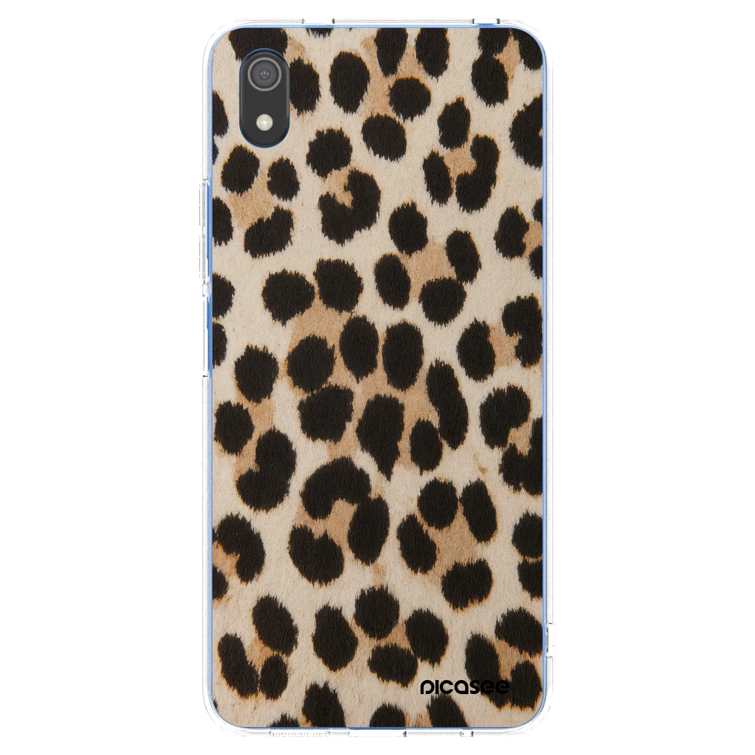 Picasee silikonový průhledný obal pro Xiaomi Redmi 7A - Brown Tiger
