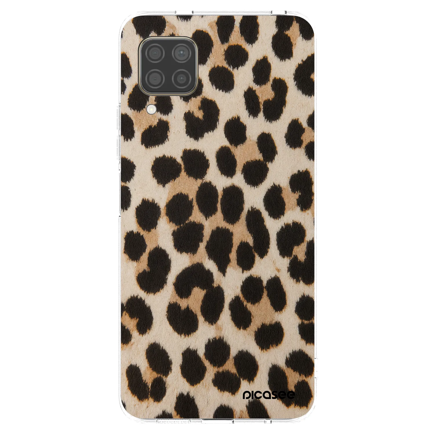 Picasee silikonový průhledný obal pro Huawei P40 Lite - Brown Tiger