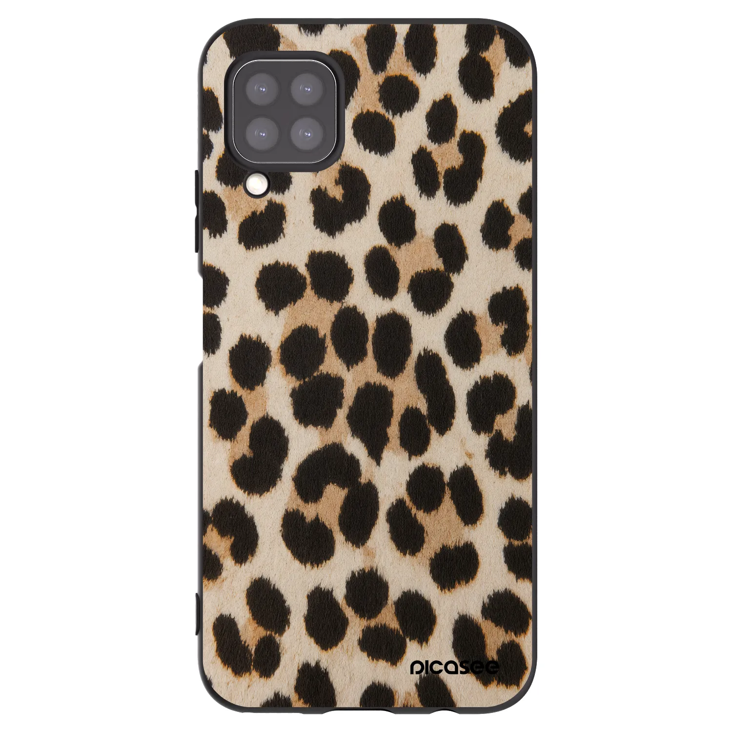 Picasee silikonový černý obal pro Huawei P40 Lite - Brown Tiger