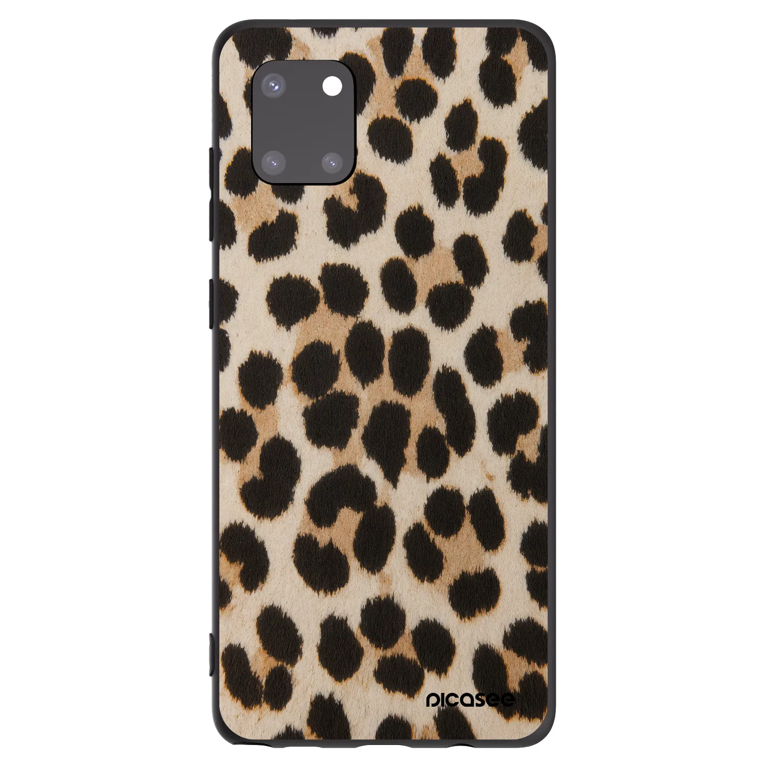 Picasee silikonový černý obal pro Samsung Galaxy Note 10 Lite N770F - Brown Tiger