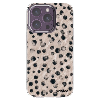 Picasee silikonový průhledný obal pro Apple iPhone 14 Pro - Inked