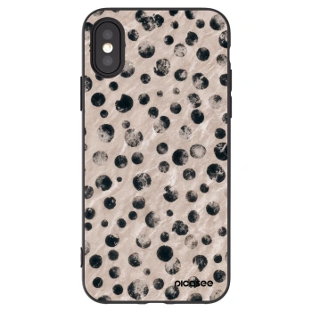Picasee silikonový černý obal pro Apple iPhone X/XS - Inked