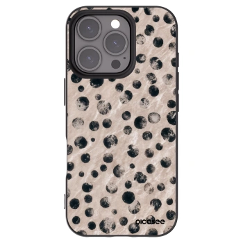 Picasee silikonový černý obal pro Apple iPhone 16 Pro - Inked