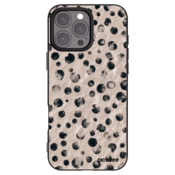 Picasee silikonový černý obal pro Apple iPhone 16 Pro Max - Inked