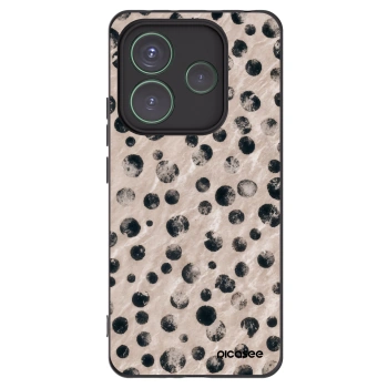 Picasee silikonový černý obal pro Xiaomi Redmi Note 14 5G - Inked