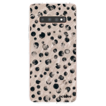 Picasee silikonový průhledný obal pro Samsung Galaxy S10 Plus G975 - Inked