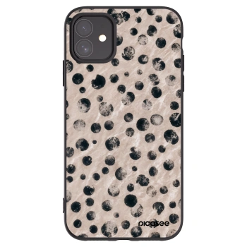Picasee silikonový černý obal pro Apple iPhone 11 - Inked