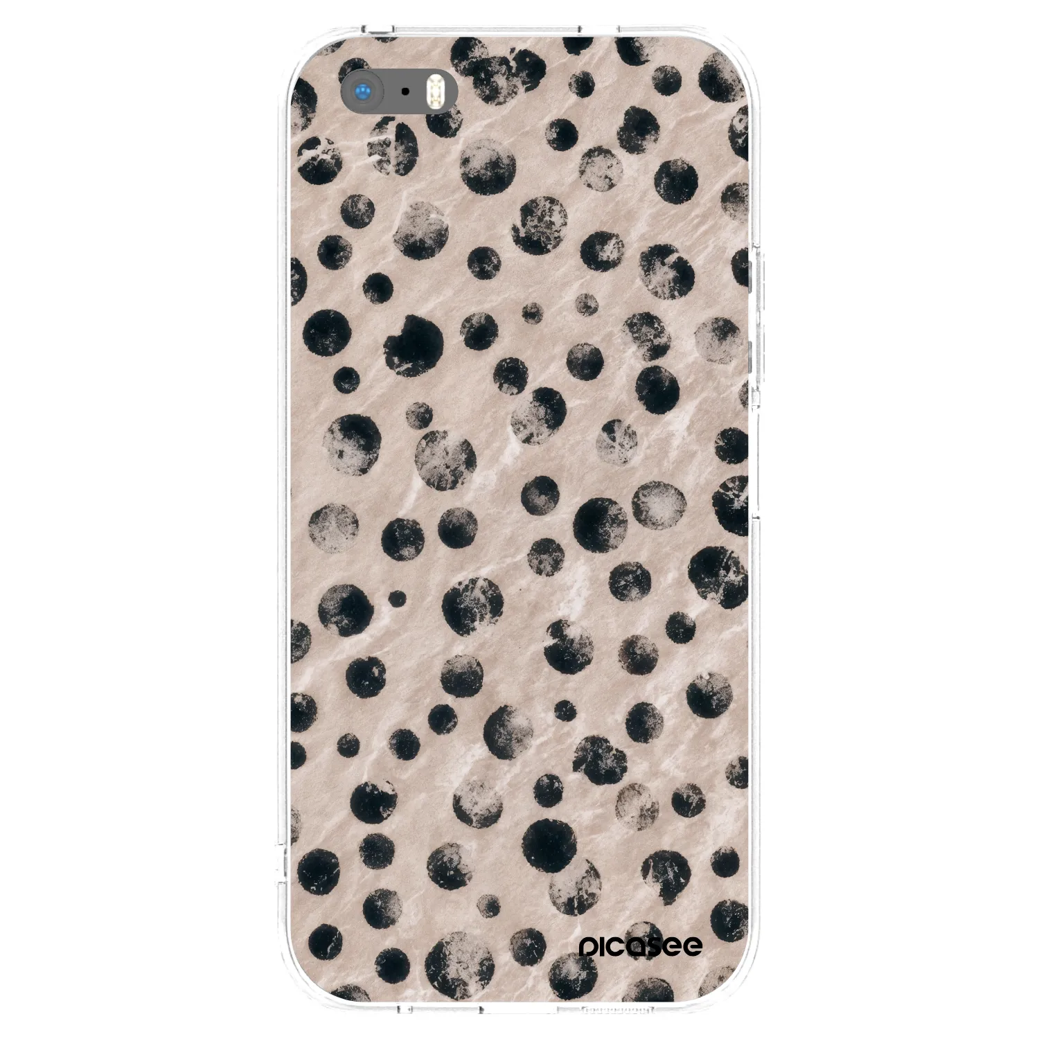 Picasee silikonový průhledný obal pro Apple iPhone 5/5S/SE - Inked